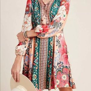 Anthropologie x Farm Rio Topanga Mini boho dress